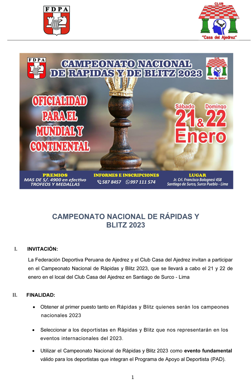 Lima, Per.- Torneo de Ajedrez El Ataque Tromposky, 30 ago 2018 - Torre 64 -  Ajedrez Peruano