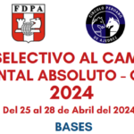 Bases del Torneo Selectivo al Campeonato Continental Absoluto 2024