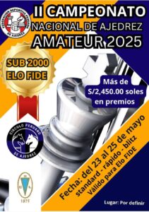 Nacional Amateur 2025 Afiche
